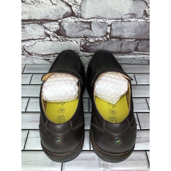 Gravity Defyer Ludvig Brown Leather Slip On Loafers Shoes Men’s Sz 8M US/41EU main image 13